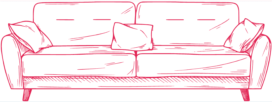 Dviejų vietų sofa
