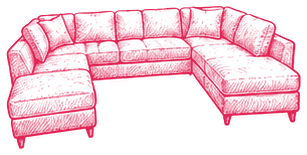 U formos sofa